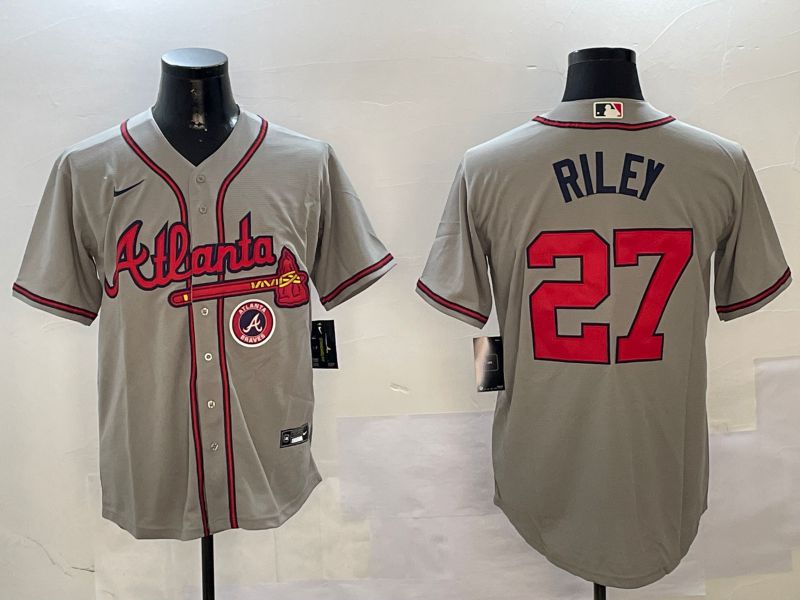Men Atlanta Braves #27 Riley Grey Game 2024 Nike MLB Jersey style 3->atlanta braves->MLB Jersey